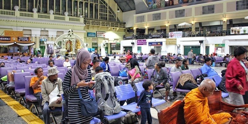 Thailand - Laos Travel: Day 10 - Part 1 - Hua Lamphong Railway Station & Travel to Lopburi